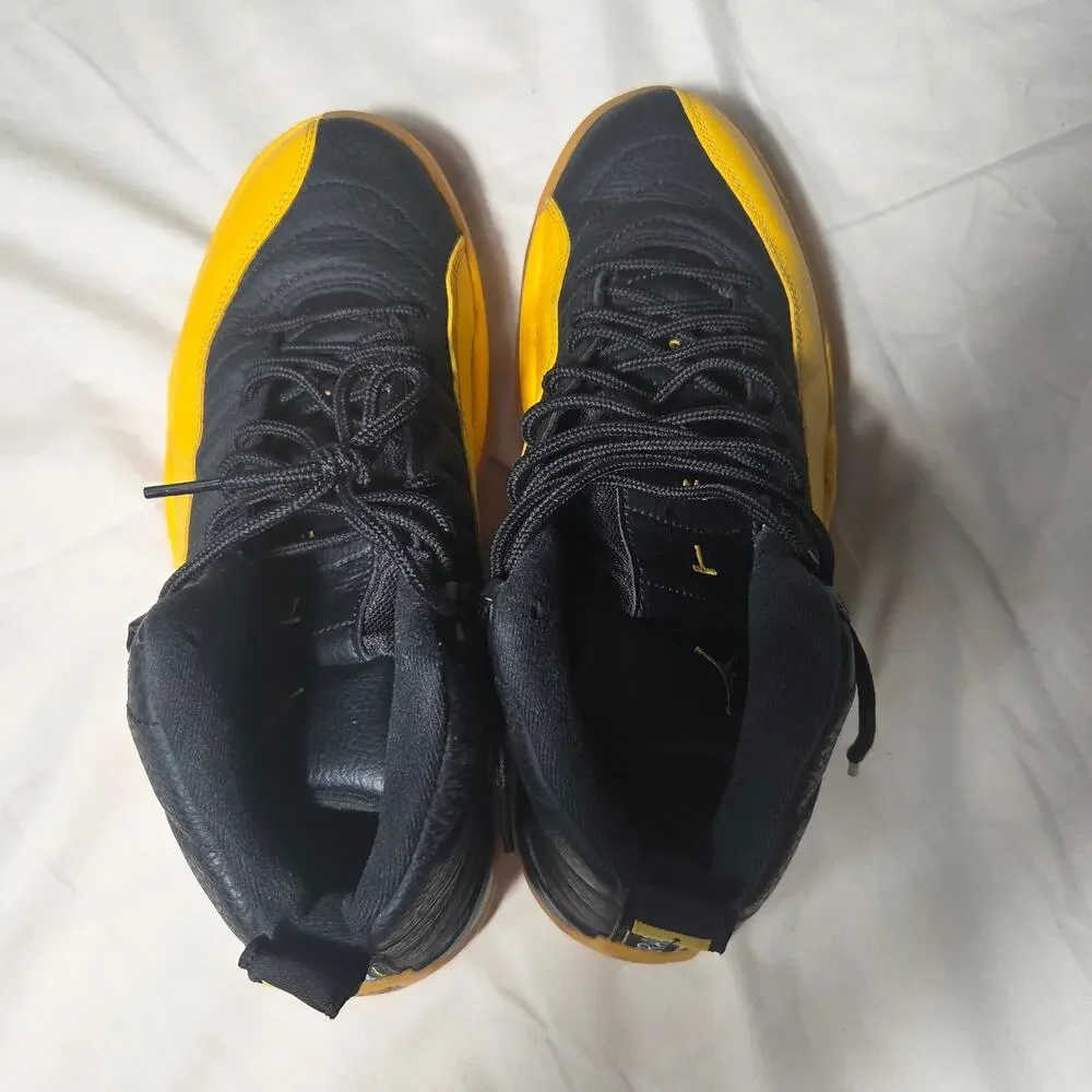Air Jordan 12 Retro University Gold Black Yellow 130690-070 Mens Size 9 No Box